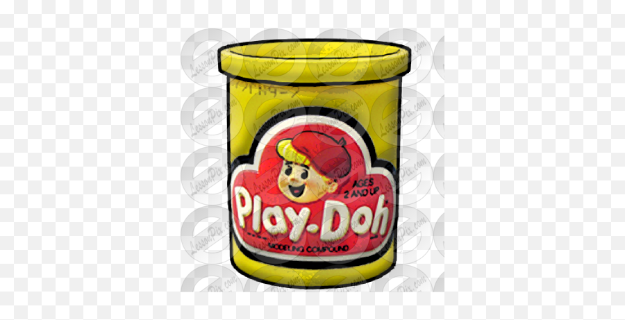 Download Play Doh Cliparts - Old School Play Doh Emoji,Playdough Clipart