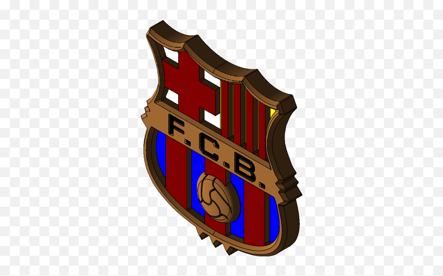 Barcelona Logo - Shield Emoji,Barcelona Logo