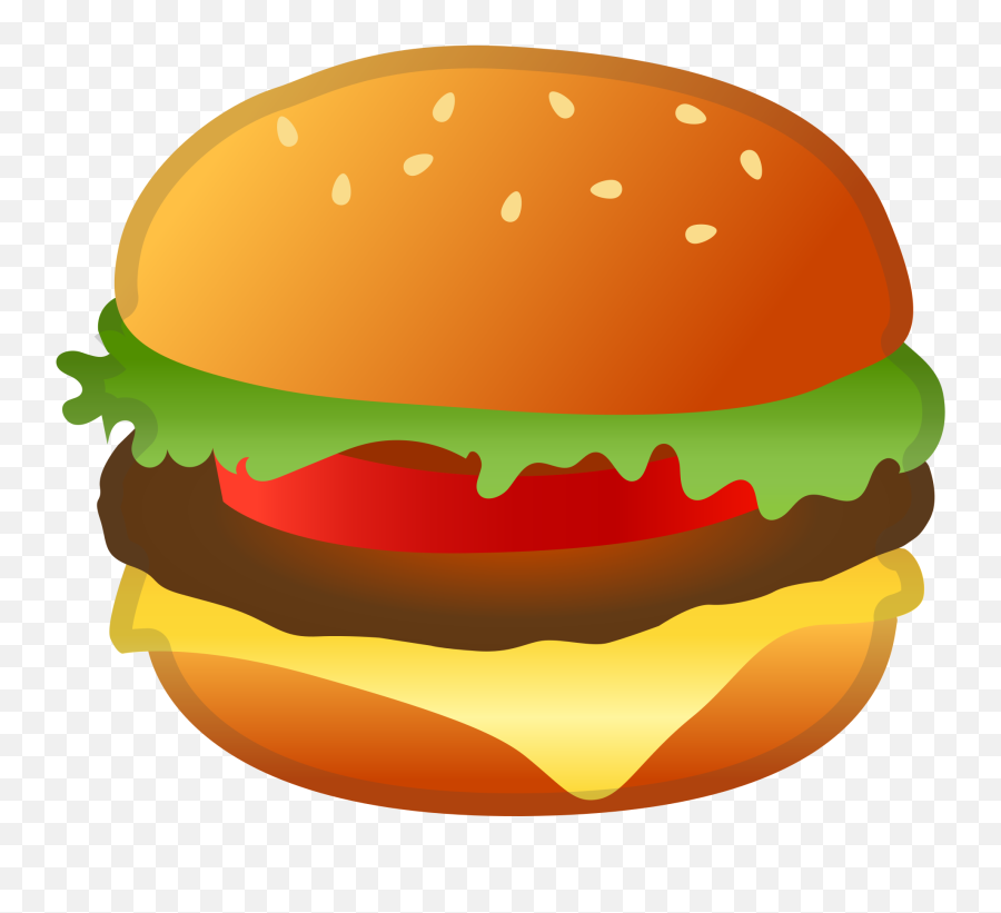 Free Hamburger Black And White - Burger Emoji,Hamburger Clipart