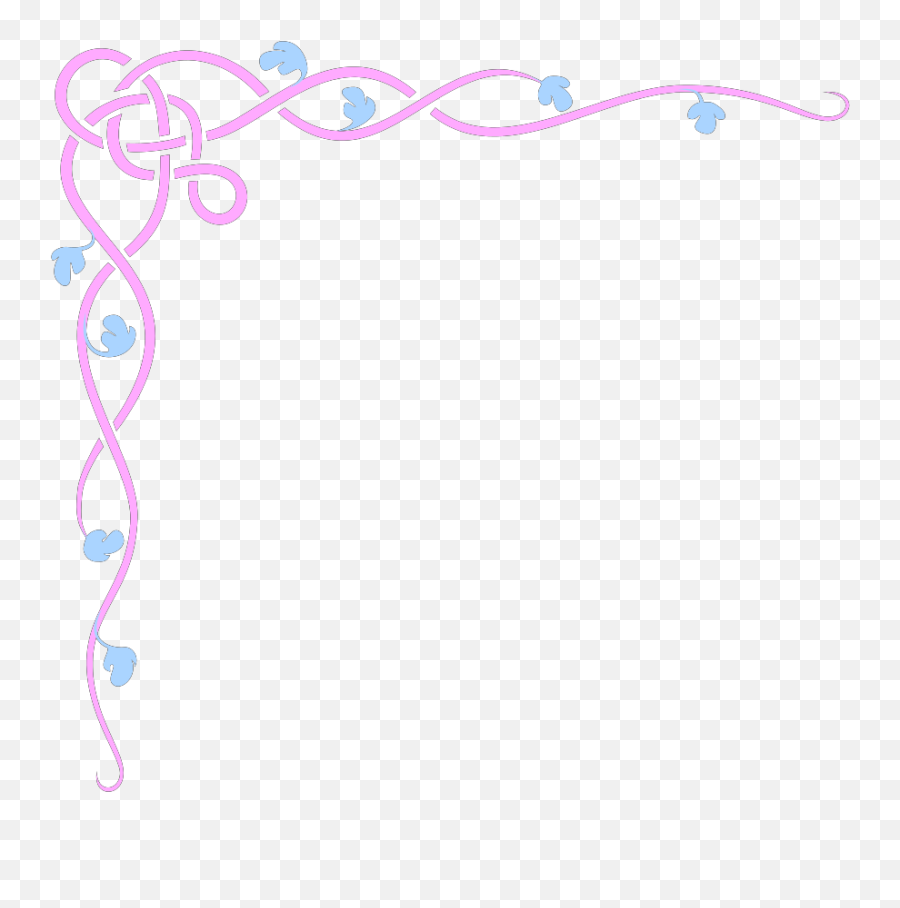 Pink Blue Flower Border Svg Vector Pink Blue Flower Border Emoji,Horizontal Flower Border Clipart