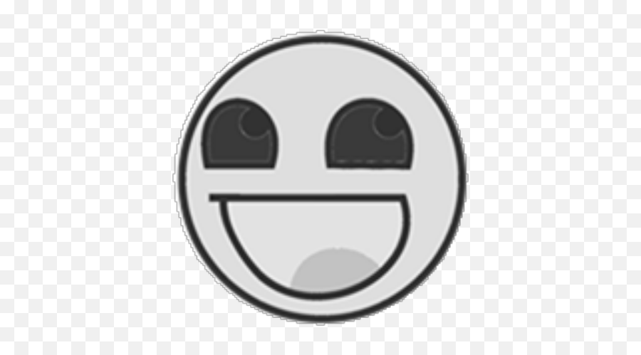 Black And White Epic Face - Roblox Emoji,Awesome Face Transparent