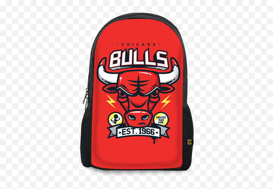 Download Chicago Bulls Printed Backpacks - Dope Chicago Emoji,Chicago Bulls Png