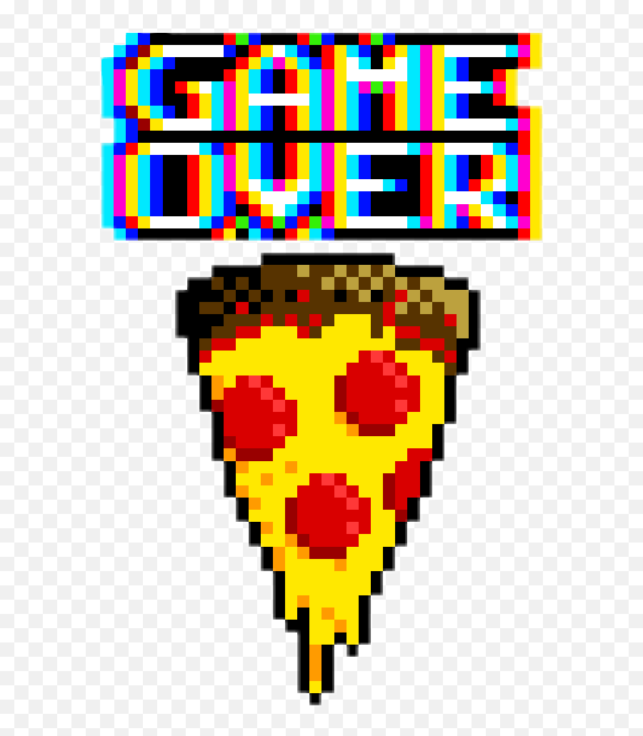 Pizza Slice Pixel Art - Cool Perler Bead Patterns Emoji,Art Png