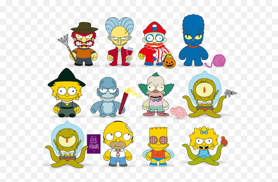 Kidrobot Figures - The Simpsons Treehouse Of Horror Emoji,Treehouse Clipart