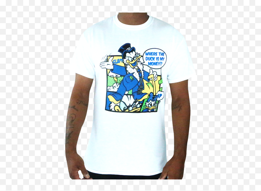 Scrooge Mcduck Mack Graphic T - Shirt U2013 Authentic Lifestyle Emoji,Scrooge Mcduck Png