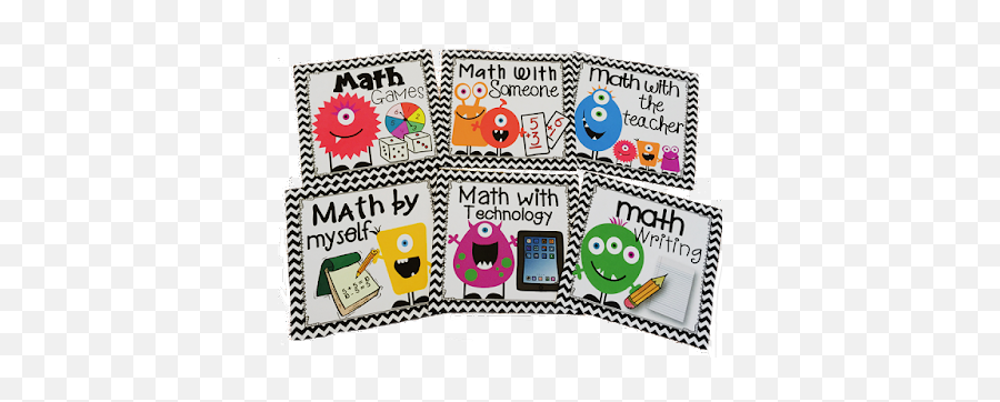 Totally Terrific In Texas Monsterrific Daily Five For Math Emoji,Math Facts Clipart