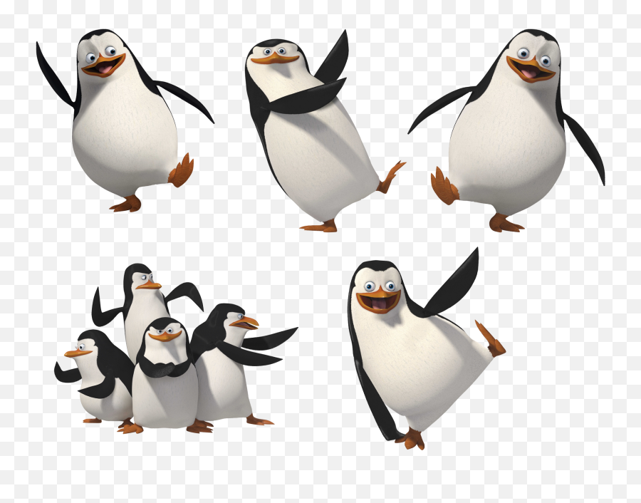 Download Madagascar Penguins Png Image - Penguin Of Madagascar Penguins Transparent Emoji,Penguin Png