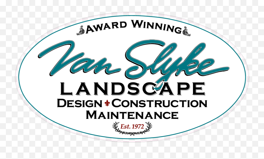Van Slyke Landscape Inc Design Construction U0026 Maintenance Emoji,Landscape Logo