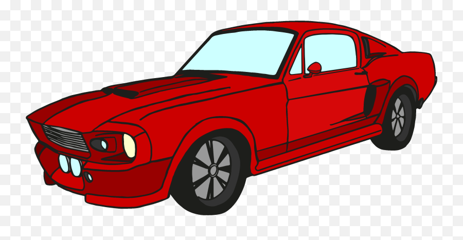 Download Free Png Download Vector Royalty Free Stock Classic - Mustang Car Clipart Png Emoji,Mustang Clipart