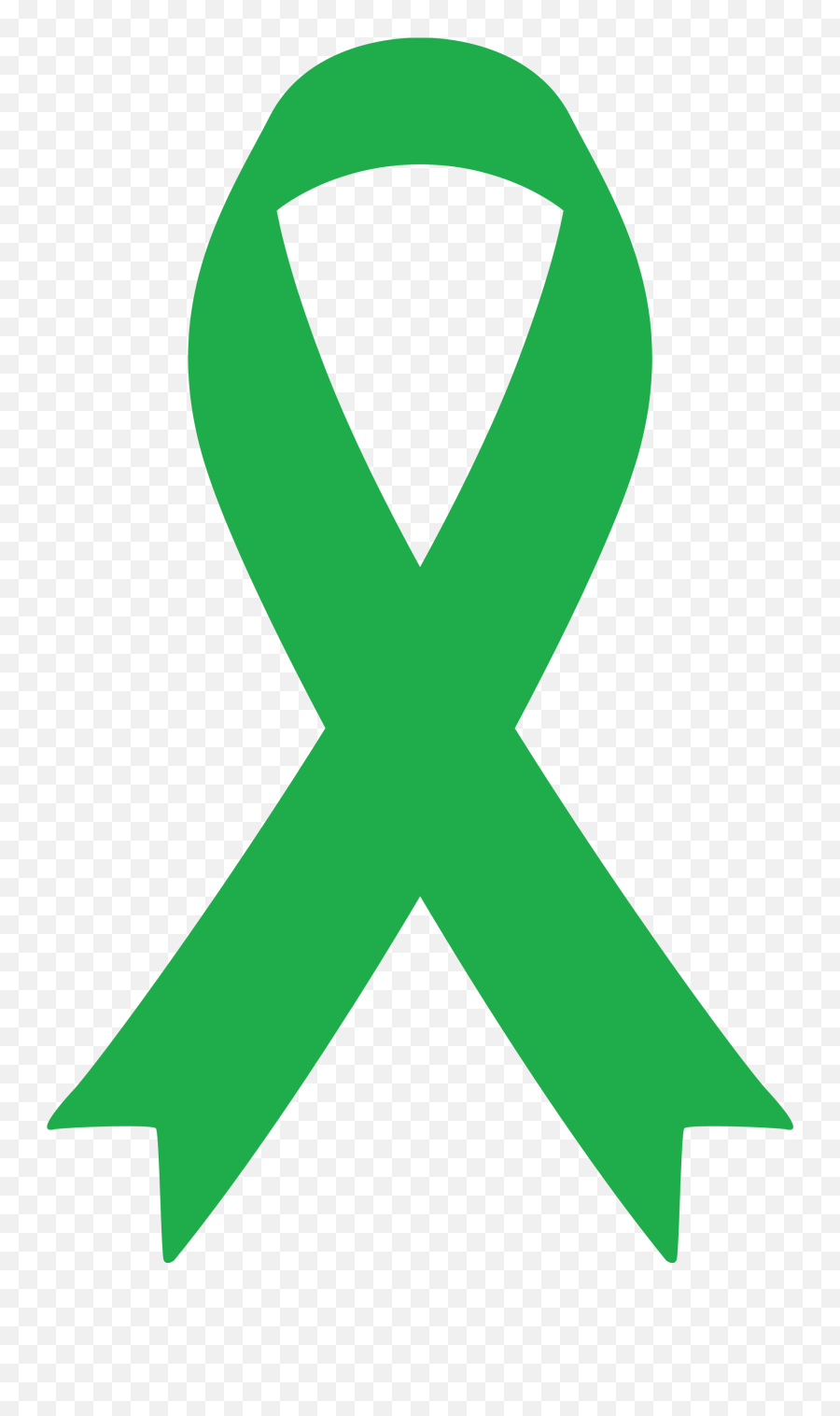 Green Ribbon Mental Health Png Free - Transparent Mental Health Awareness Month Ribbon Emoji,Mental Health Clipart