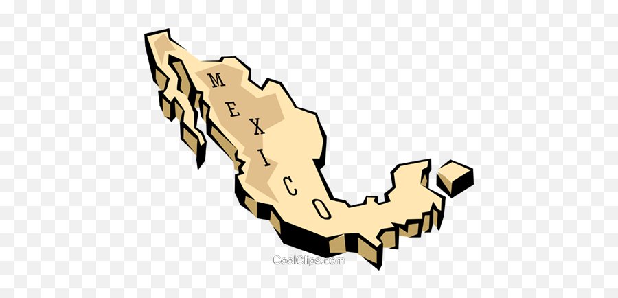 Download Mexico Map Royalty Free Vector Emoji,Mexico Clipart