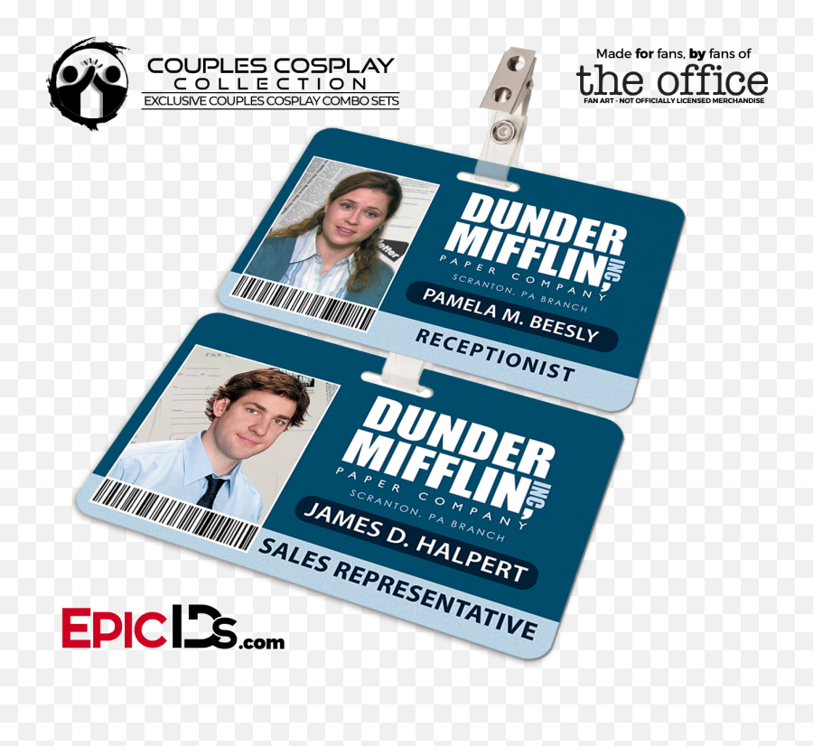 Dunder Mifflin The Office Employee Id - Dunder Mifflin Logo Badge Emoji,Dunder Mifflin Logo
