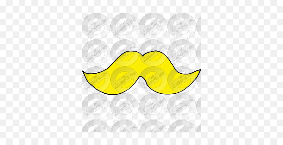 Mustache Picture For Classroom - Horizontal Emoji,Mustache Clipart