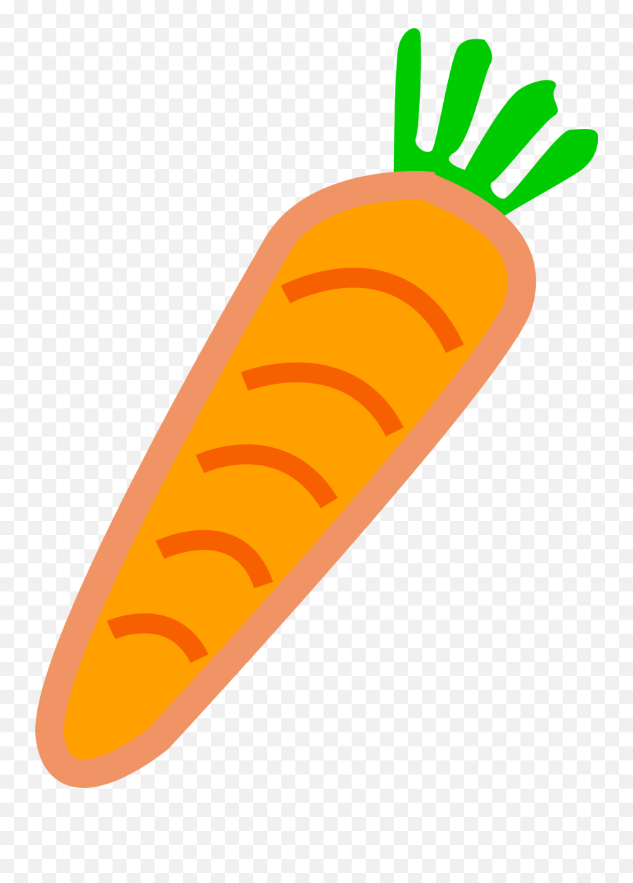 Carrot Orange With Green Leafs - Carrot Clipart Emoji,Orange Clipart