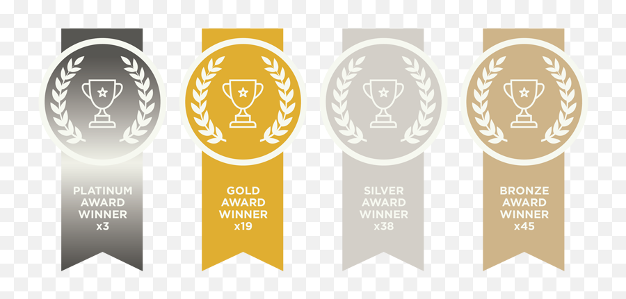 Ribbon Award Png All - Gold Silver Bronze Png Emoji,Winner Png