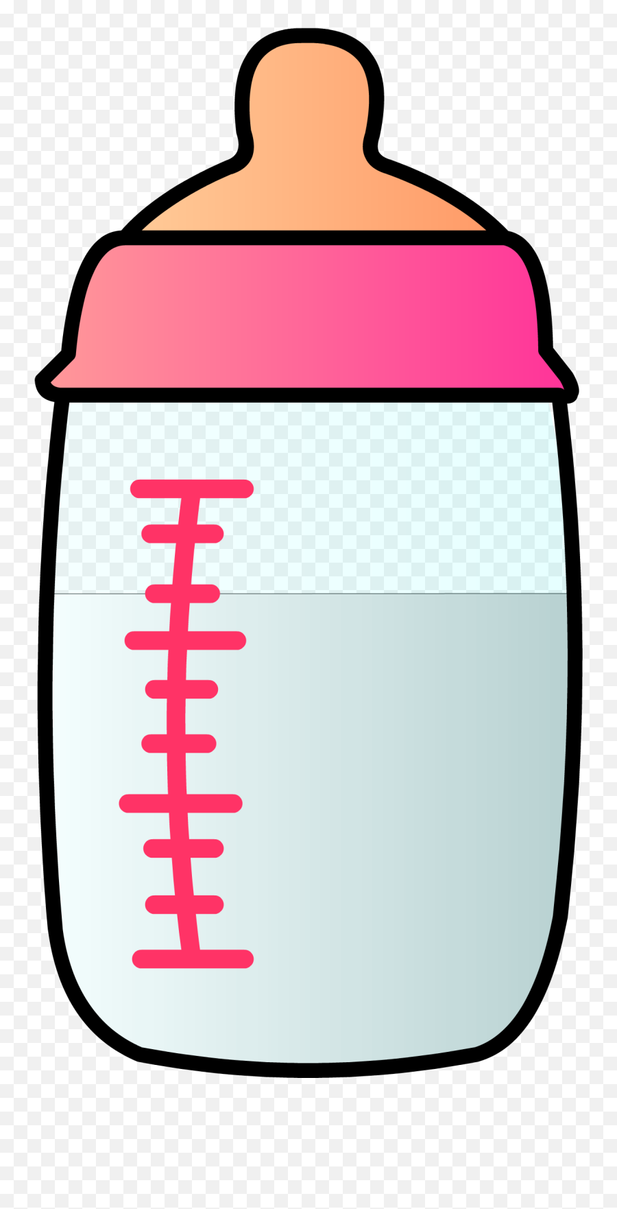 Feeding Bottle Clipart Png Hd Png Download - Cute Baby Milk Baby Bottle Clipart Emoji,Baby Bottle Png