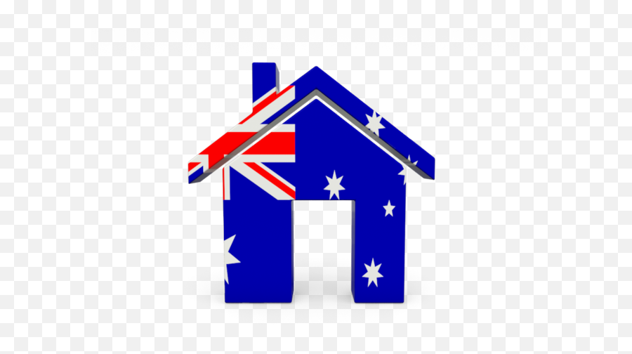 Australia Flag - Australia Flag Home Icon Transparent Png Australia Home Flag Emoji,Australia Flag Png