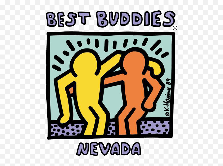 Building A Community - Keith Haring Best Buddies Emoji,Best Buddies Logo