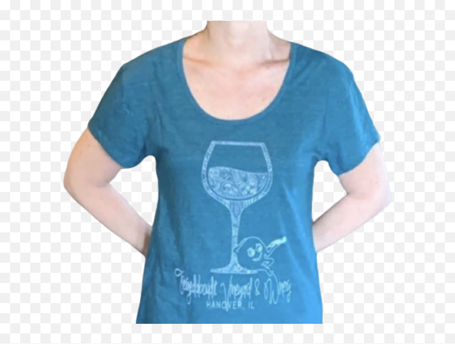 Wine Glass T Teal Small - Wine Glass Emoji,Wine Glass Logo