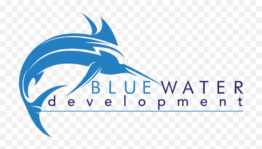 Download Bwdlogo - Marlin Fish Vector Logos Full Size Png Blue Water Hospitality Development Emoji,Fish Logos