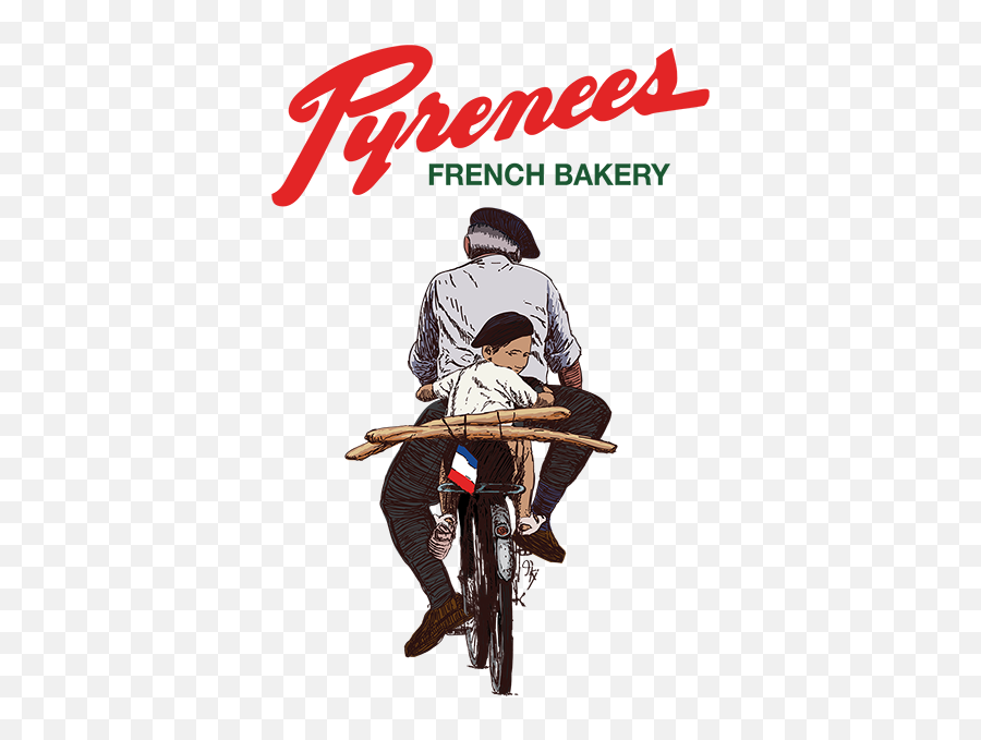 Pyrenees French Bakery Logo Pyrenees Bakery - Taste The Bicycle Emoji,Bakery Logo
