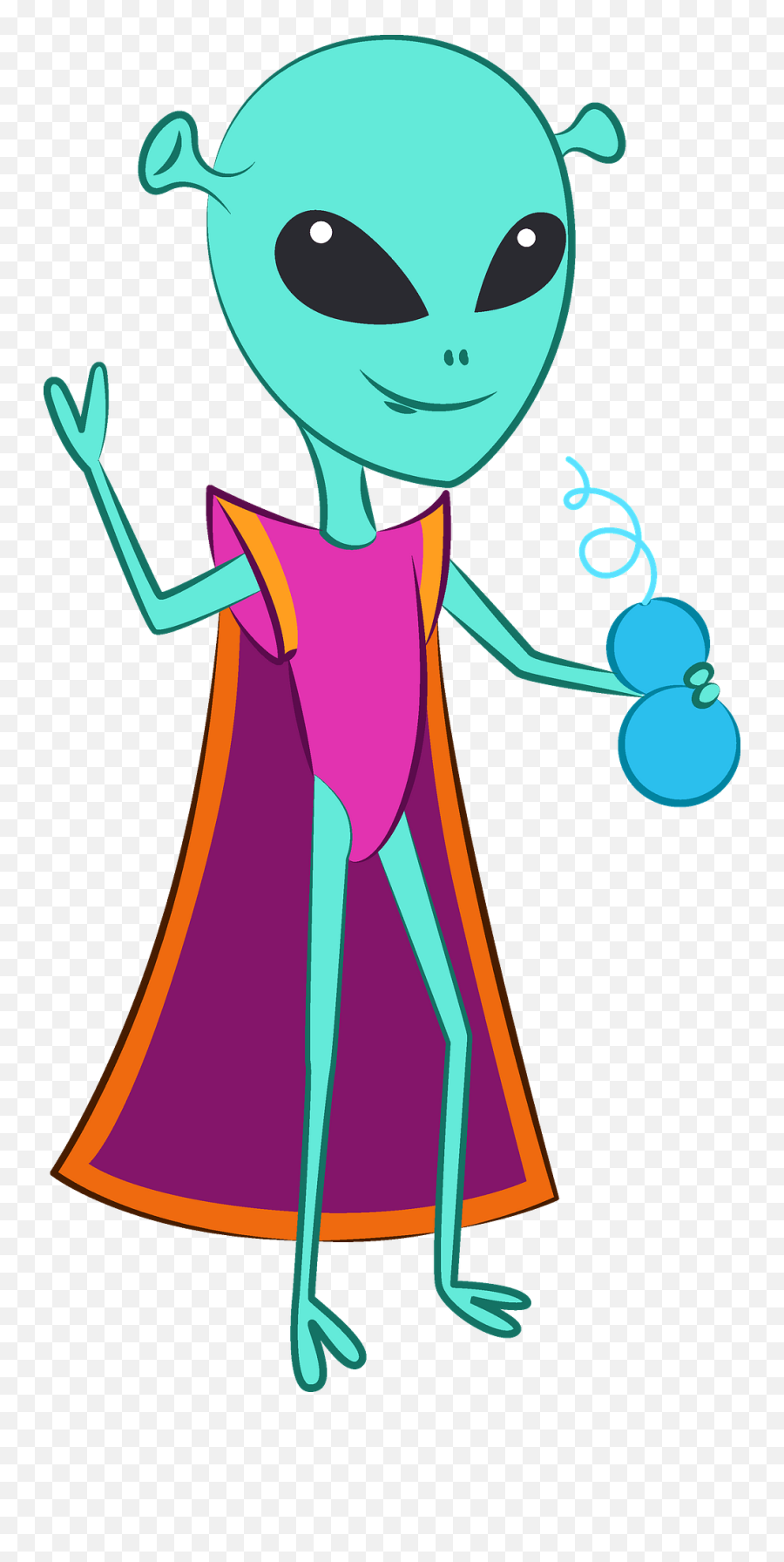 Alien Clipart - Fictional Character Emoji,Alien Clipart