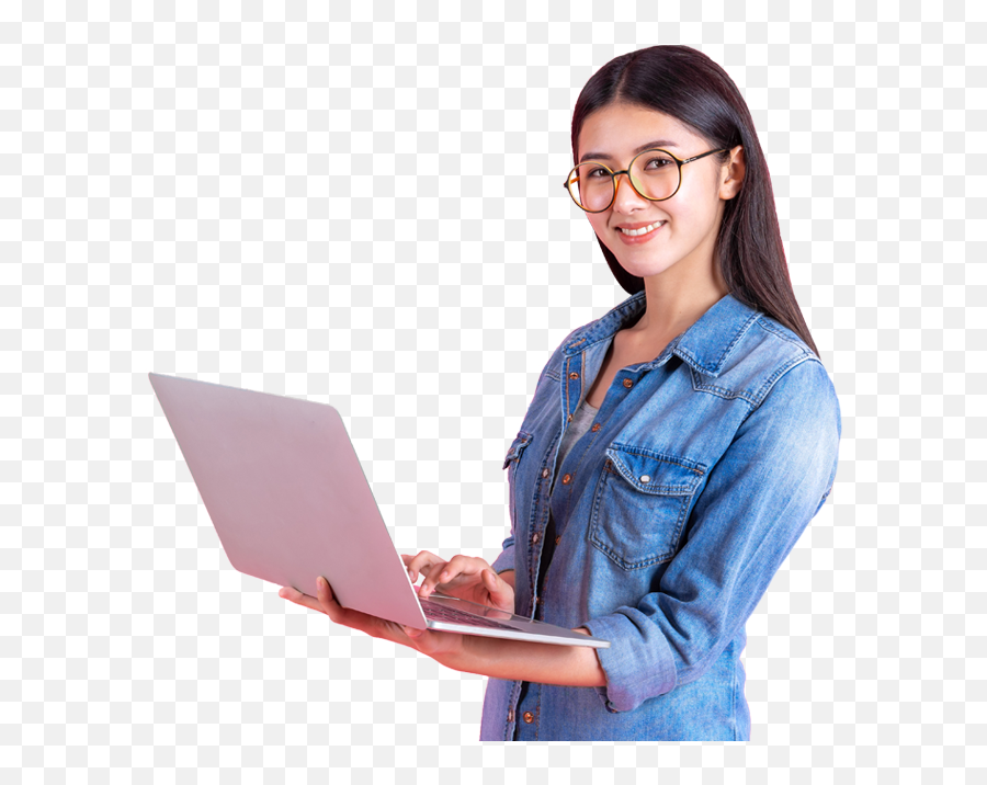 Kick - Computer Student Girl Png Emoji,Graphic Designer Personal Logo