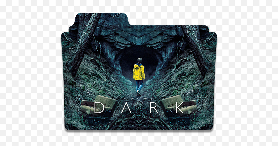 Dark Icon Netflix Serise - Designbust Dark Seriesfolder Icon Png Emoji,Netflix Icon Png
