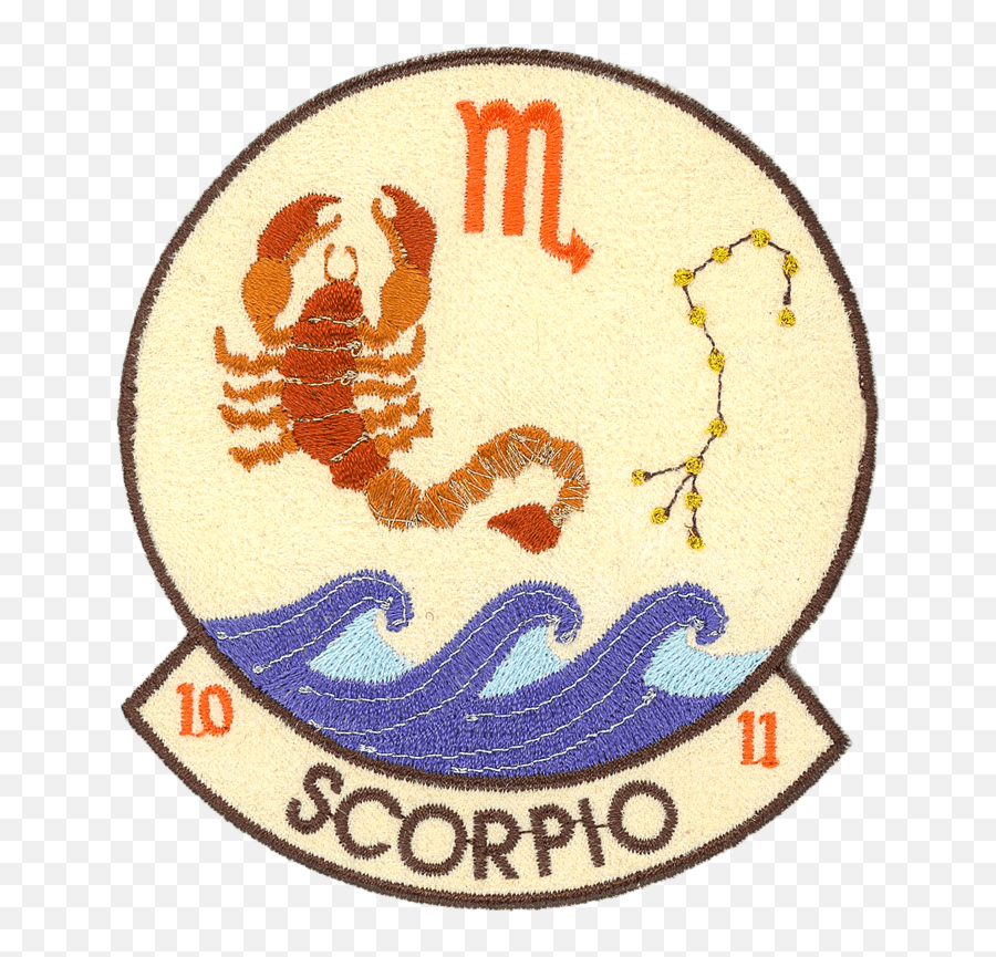 Scorpio - Embroidery Emoji,Scorpio Logo