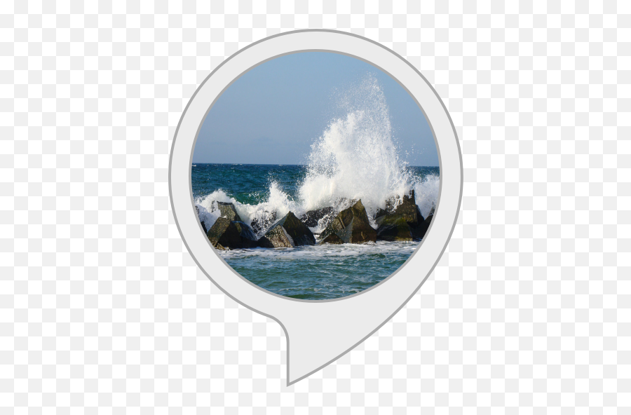 Amazoncom Relaxing Music Ocean Waves Alexa Skills - Current Emoji,Water Waves Png