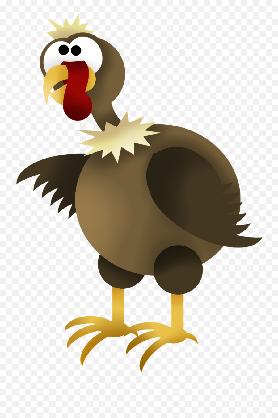 Hereu0027s The Plucked Turkey Clipart - Full Size Clipart Pin The Gobbler On The Turkey Emoji,Turkey Feathers Clipart
