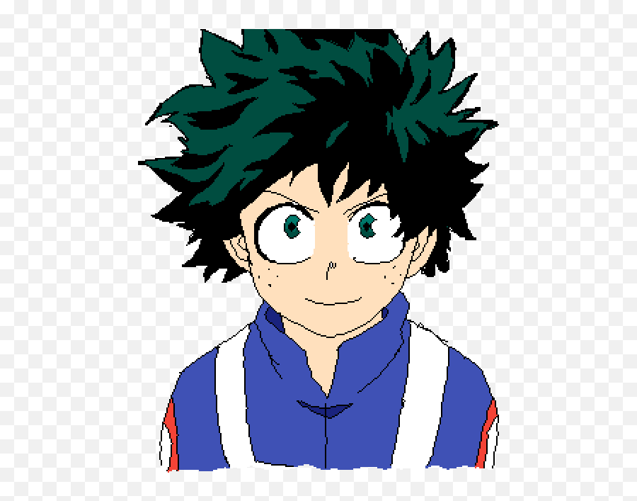 Pixilart - Izuku Midoriya By Shotoismine Peace Sign My Hero Academia Gif Emoji,Midoriya Png