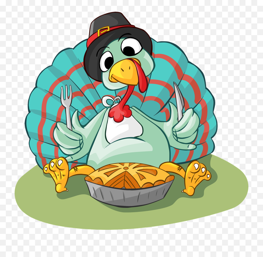 Thanksgiving Turkey Clipart - Clip Art Library Turkey Eating Pie Clipart Emoji,Thanksgiving Turkey Clipart