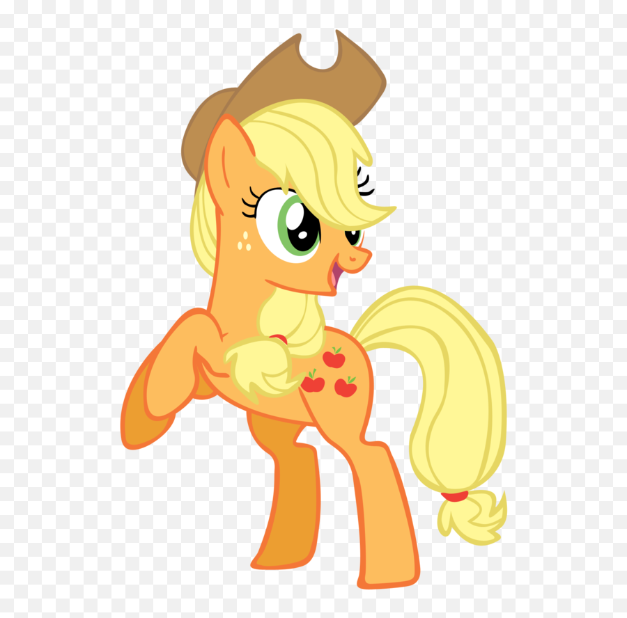 Little Pony Applejack - Applejack My Little Pony Emoji,Applejack Png