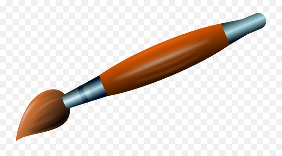 Paintbrush Purple Paint With Paint Brush Clip Art At Vector - Cartoon Paint Brush Emoji,Paint Clipart