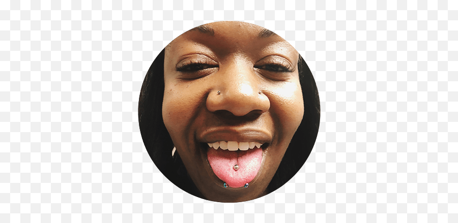 Tongue Piercing Mn Nd Il Mt - Snake Eyes Piercing With Tongue Piercing Emoji,Tongue Transparent