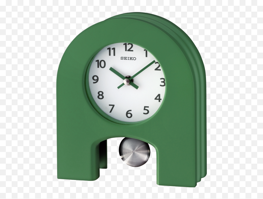 Green Wall Clock Png Clipart Png Mart - Seiko Wall Clock Emoji,Clock Clipart