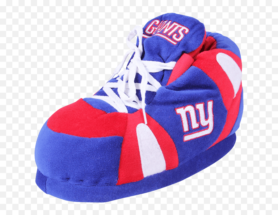 New York Giants Slippers - Round Toe Emoji,New York Giants Logo