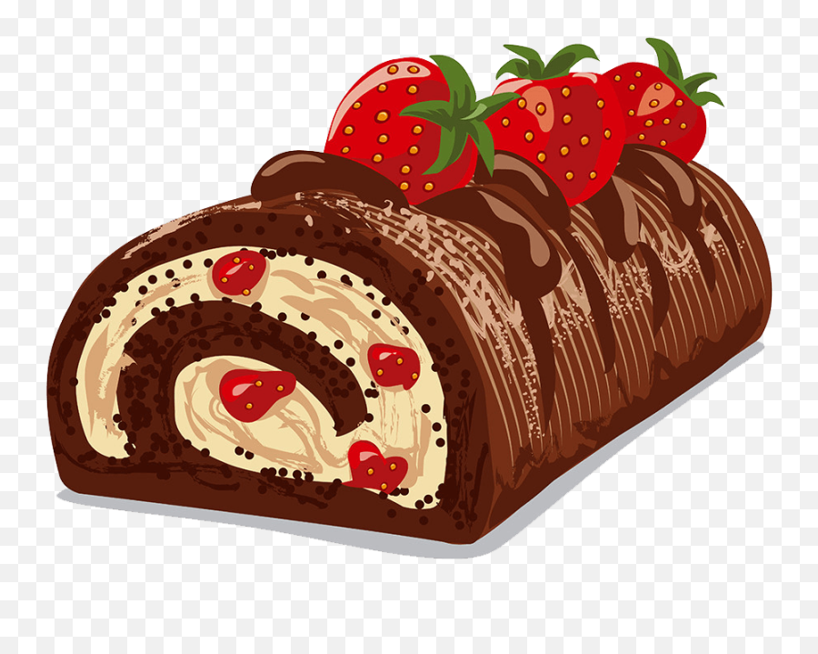 Cake Clipart - Clipartworld Roll Cake Vector Emoji,Cake Clipart
