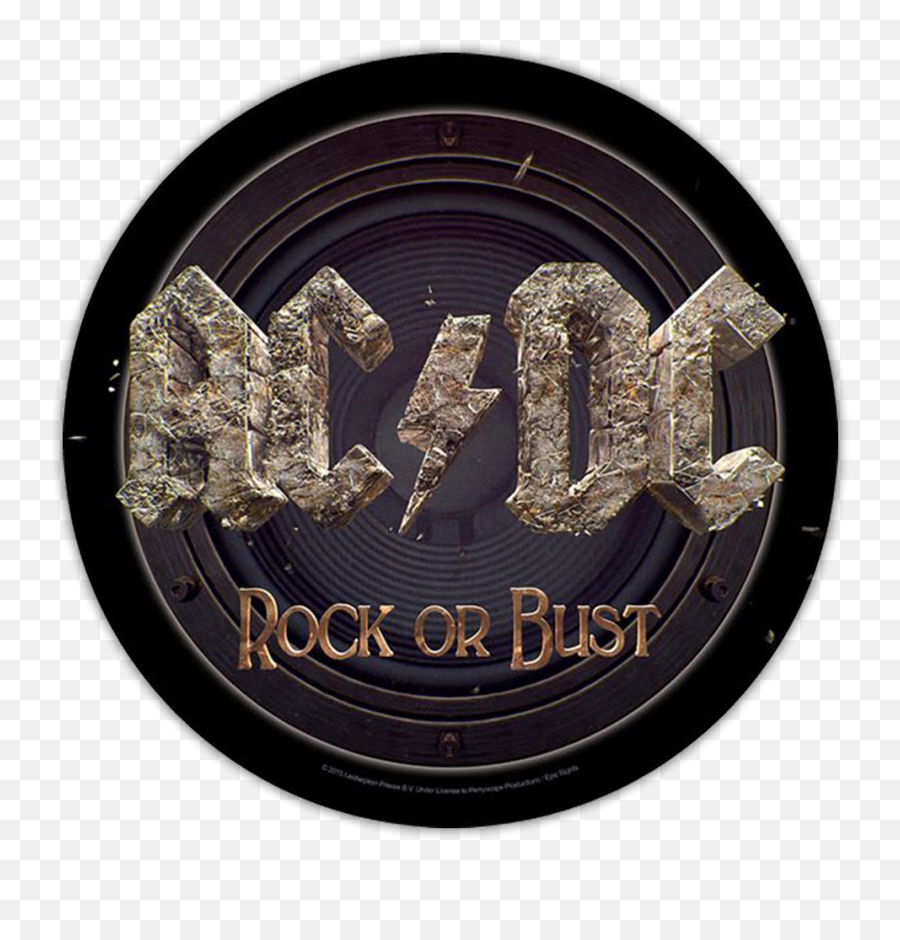 Rock Or Bust Backpatch - Ac Dc Rock Or Bust Spotify Emoji,Ac Dc Logo