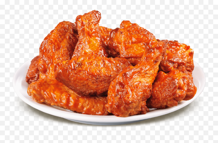Download Nugget Wings Braised Barbecue Chicken Buffalo Wing - Hot Wings Plate Png Emoji,Buffalo Clipart