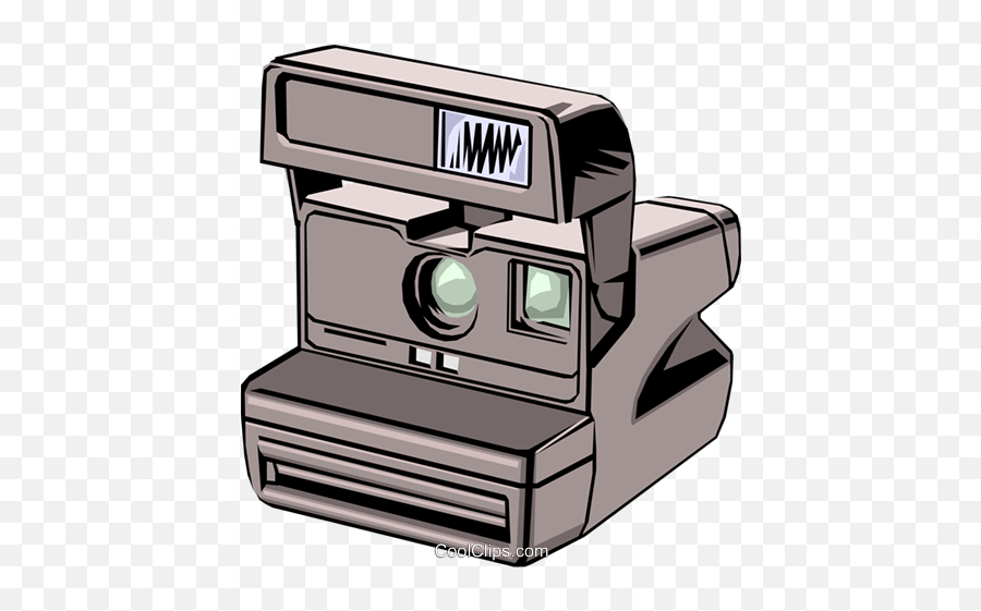 Instant Camera Royalty Free Vector Clip Art Illustration Emoji,Camera Flash Clipart