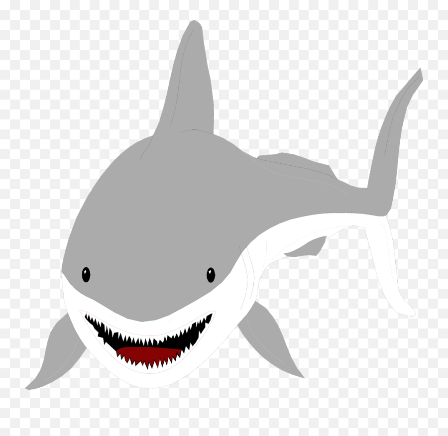 Free Shark Clipart 2 Image 4 - Big Shark Cartoon Transparent Background Emoji,Shark Clipart