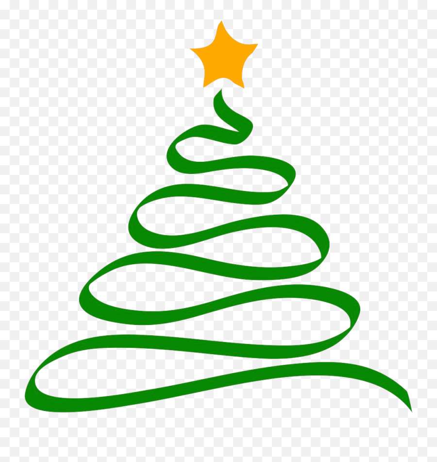 Weihnachtsbaum - Christmas Tree One Line Transparent Emoji,Christmas Line Clipart