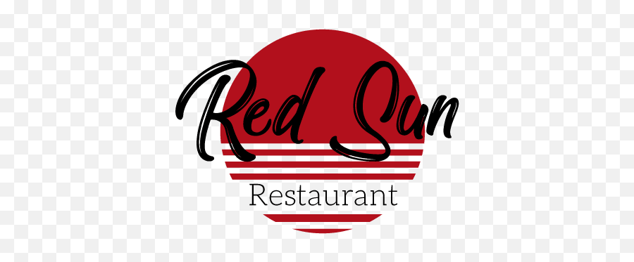 Red Sun Restaurant Delivery Emoji,Sun Restaurant Logo