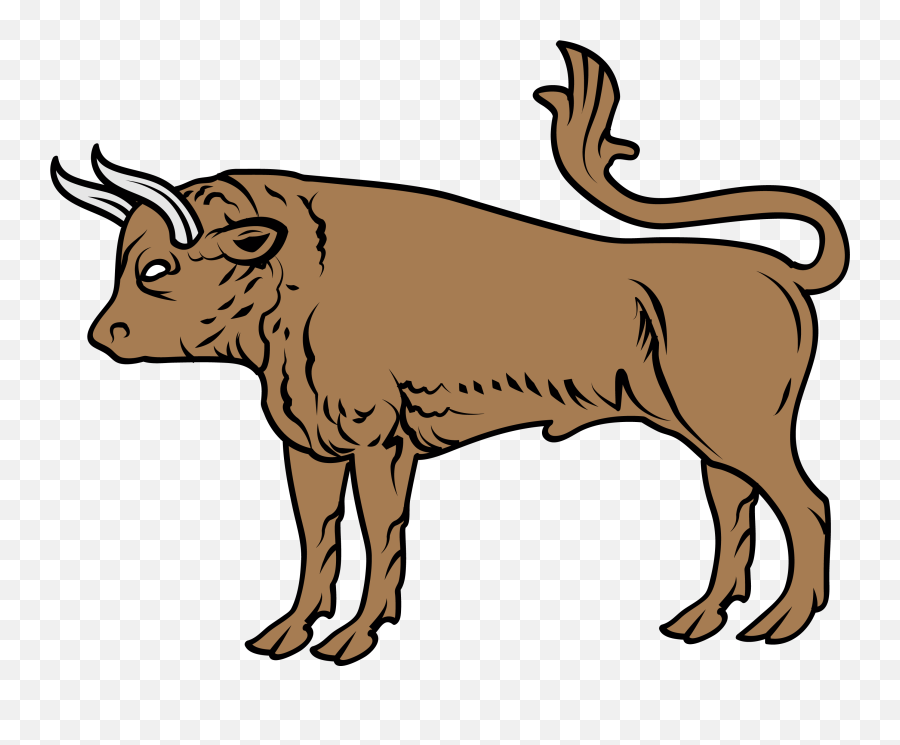 Bulls Clipart Coat Arm - Zeus Bull Symbol Transparent Zeus Bull Emoji,Bull Clipart