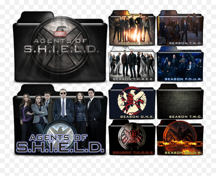 Shield Season 5 Folder Icon Png Emoji,Agents Of Shield Logo
