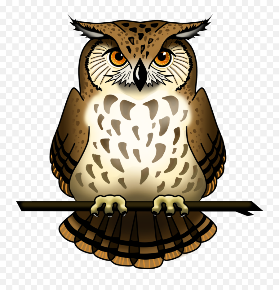 Download Owl Picture Hq Png Image - Great Horned Owls Cartoon Emoji,Owl Png