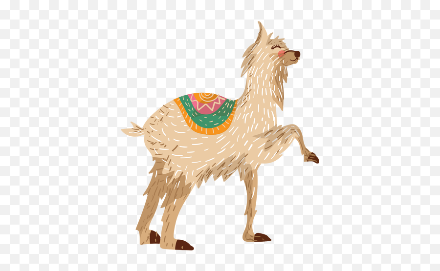Llama Animal Illustration - Llama Illustration Emoji,Cute Llama Clipart