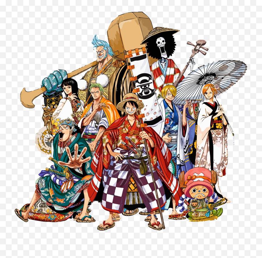 Wano One Piece Street Style Tees Cowboy Bebop Anime Anime - Straw Hat Crew Png Emoji,One Piece Logo